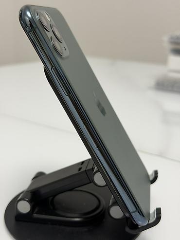 Мобильные телефоны и аксессуары: IPhone 11 Pro, Б/у, 256 ГБ, Matte Midnight Green, Защитное стекло, Чехол, 86 % — 2