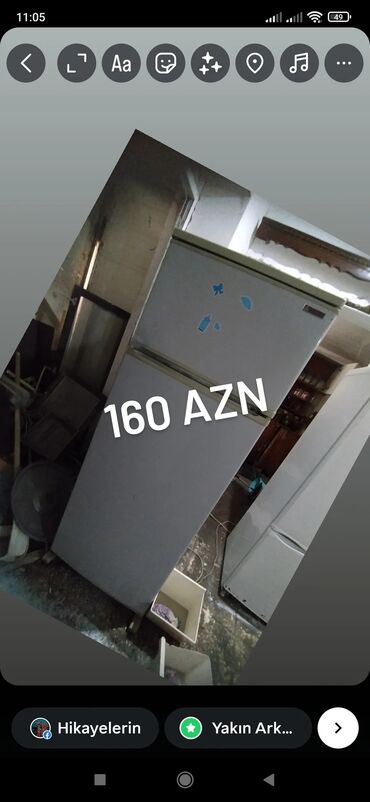 Soyuducular: 2 qapılı Indesit Soyuducu Satılır, rəng - Ağ — 8