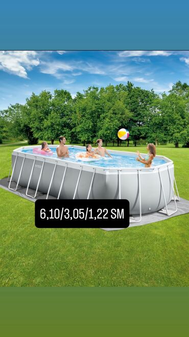 Hovuzlar: Yeni Karkas Hovuz Intex, ≥ 10.1 m, ≥ 5001 l — 4