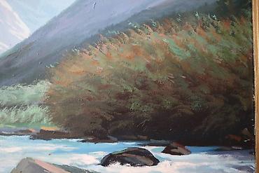 Картины: Большая картина (масло) Размеры: 117 x 83 В хорошем состоянии (нюансы — 13