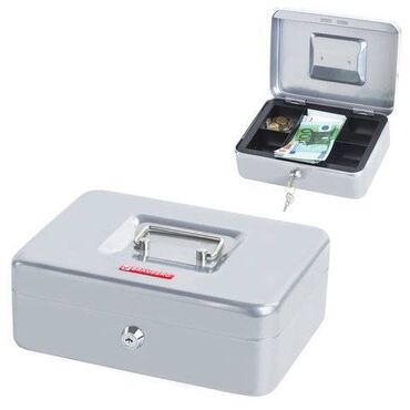металический ящик: Ящик для денег, сейф, металлический шкаф, для денег, печати, ценности