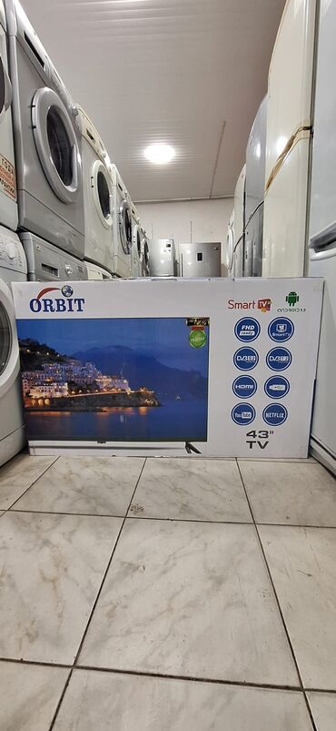 plazma televizoru: Orbit 109 ekran android smart yenidi islenmiyib 1 il resmi zemanetle