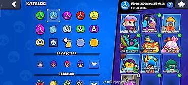 Digər kolleksiyalar: Brawl Stars və Clash royale hesabı birlikde 20azn - Kuboklar: 32 926+ — 3
