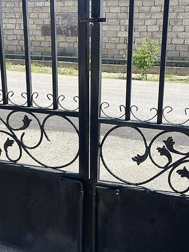 beton panel: Dəmir hasarlama və darvaza dəsti - Material: möhkəm metal/dəmir — 5