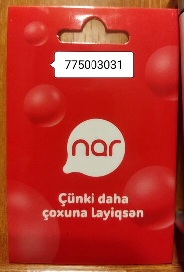 SİM-kartlar: Number: ( 077 ) ( 5003031 ), İşlənmiş