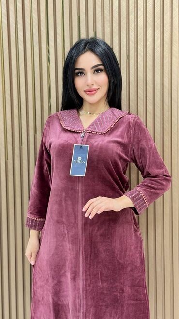 белая ночная сорочка: Халат, Туркия, 5XL, 6XL, 3XL
