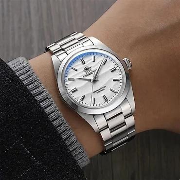 Ručni satovi: ADDIESDIVE AD2030 - 36mm - Bela - Seiko VH31 - MechaQuartz Potpuno — 4
