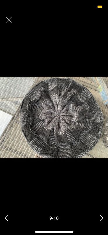 Baş geyimləri: 5-10 azn Qadınlar üçün şapka dəsti - Model 1: Açıq boz rəngli, yumşaq — 10