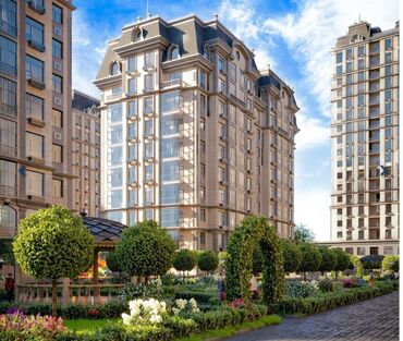 купить квартиру в рассрочку от застройщика: 2 бөлмө, 80 кв. м, 4 кабат, ПСО (өзү оңдоп түзөтүп бүтүү үчүн)