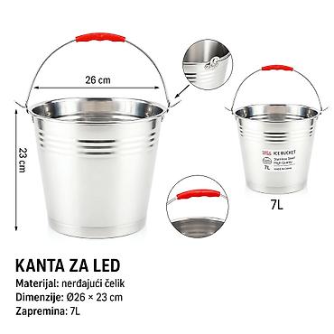 Kanta 5403416-A Univerzalna kućna kanta za vodu i poslove čišćenja