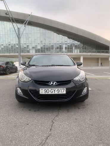 lexus az: Hyundai Elantra sedan – qara rəng, 4 qapı, AZ dövlət nömrə nişanı — 3