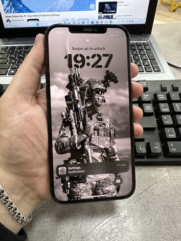 сколька стоит айфон 10: IPhone 12 Pro Max, Колдонулган, 128 ГБ, Көк, Заряддоочу түзүлүш, Коргоочу айнек, Каптама, 91 %