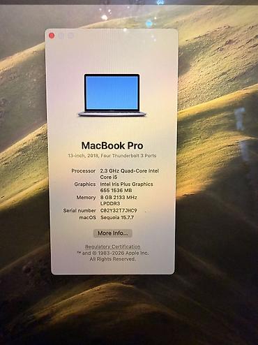 macbook 15: Для программирования, Б/у, Intel Core i5 — 8
