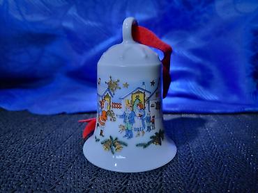 laser kraljevo: Porcelansko zvono novo 1985godina.Hutschenreuther Nemacka. Zvono — 3