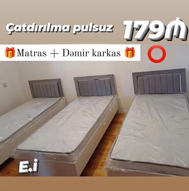 гобеленовые наволочки 50х50: Yeni, Təknəfərlik çarpayı, Matras ilə