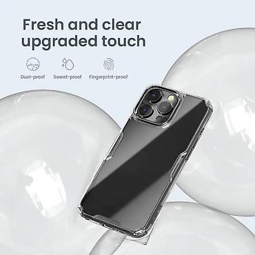 Maske i futrole za telefone: Maska Nillkin Nature Pro za iPhone 16 Pro Max 6.9 transparent. Ova — 10