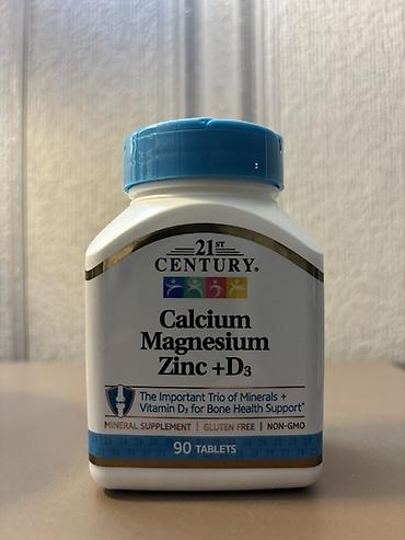 Məhsul: 21st Century Calcium Magnesium Zinc + D3 – mineral kompleks