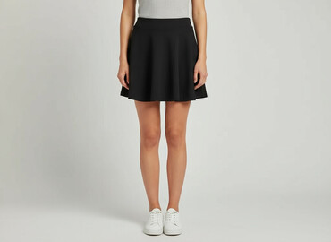 spódnice z zamkiem z przodu: Women`s skirt, size S