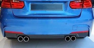 DIFUZOR SA DUPLIM AUSPUSIMA ZA ZADNJI BRANIK BMW F30 M-TECH |