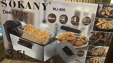 SOKANY WJ-800 dərin yağda qızartma aparatı - Güc: 2000W - Tutum: 3.5