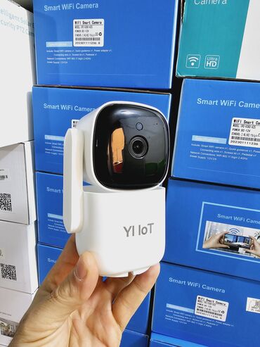 kamera qiymetleri: 64gb yaddaş kart hədiyyə Kamera wifi 360° smart kamera 4MP Full HD