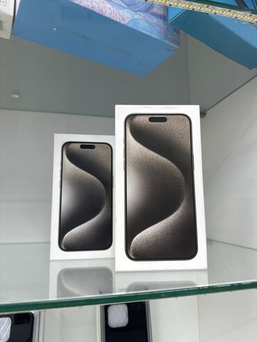 12 про макс 512: IPhone 15 Pro Max, Жаңы, 512 ГБ, Заряддоочу түзүлүш, Кабель, Куту, 100 %