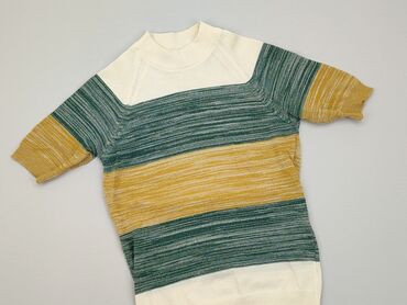 sweterek w paski z serduszkiem: Bluza, 14 lat, 158-164 cm, stan - Dobry