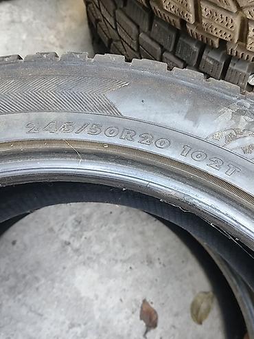 цена антифриза: Шины 245 / 50 / R 20, Зима, Б/у, Пара, Maxtrek — 1