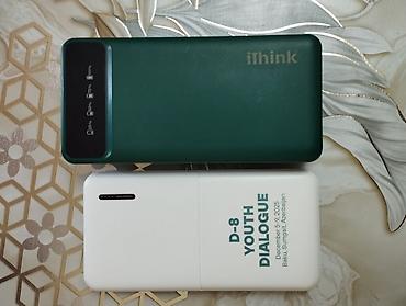 micro qulaqciq: Məhsul: Portativ enerji bankları (2 ədəd) 1) Yaşıl iThink powerbank - — 2