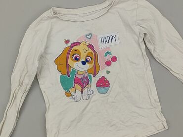 biała bluzka mlodziezowa: Blouse, Nickelodeon, 8 years, 122-128 cm, condition - Good