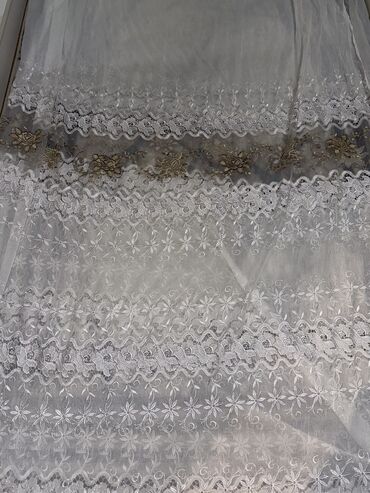 taxta qiymeti 2023: İşlənmiş, Kətan Pərdə, rəng - Ağ