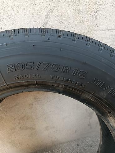 Шины 205 / 70 / R 16, Лето, Б/у, 1 шт, Легкий коммерческий транспорт (C/LT), Япония, Toyo at lalafo.kg Шины 205 / 70 / R 16, Лето, Б/у, 1 шт, Легкий коммерческий транспорт (C/LT), Япония, Toyo