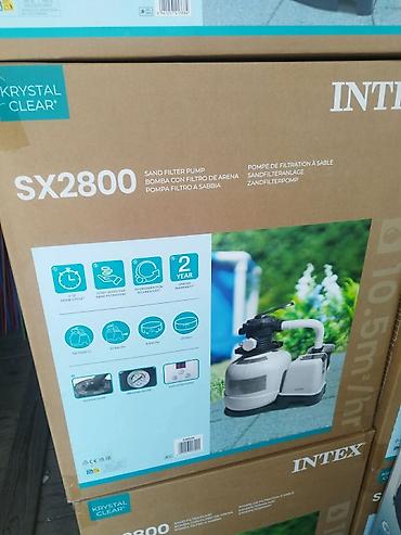 kucu menu: Intex Krystal Clear SX2800 – pumpa sa peščanim filterom za bazene — 1