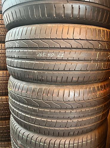 Унаа: Шиналар 265 / 40 / R 21, Жай, Колдонулган, Жуп, Италия, Pirelli — 2