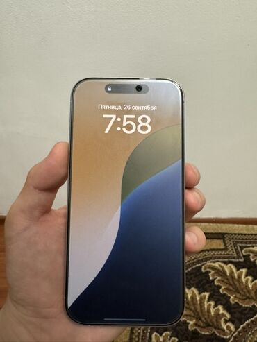 Apple iPhone: IPhone 16 Pro, Б/у, 256 ГБ, White Titanium, 99 %