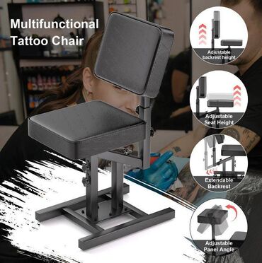 Medicinski nameštaj: Multifunkcionalna stolica za tetoviranje - Profesionalna stolica — 1