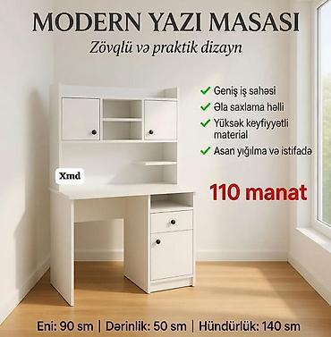 шкаф пенал: Modern Yazı Masası – zövqlü və praktik dizayn Xüsusiyyətlər: - Geniş — 1
