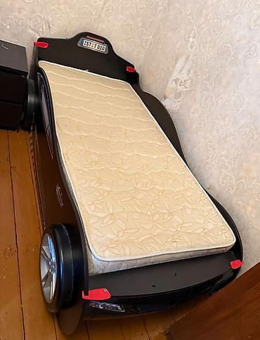 stol dəsdi: Uşaq otağı üçün mebel dəsti təqdim olunur: avtomobil formalı tək — 4