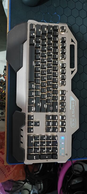 Клавиатуры: Механическая клавиатура на синих свитчах. ihost K109. Игровая