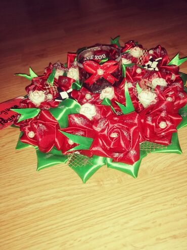 Sveće i svećnjaci: Svećnjak, bоја - Crvena, Novo — 3