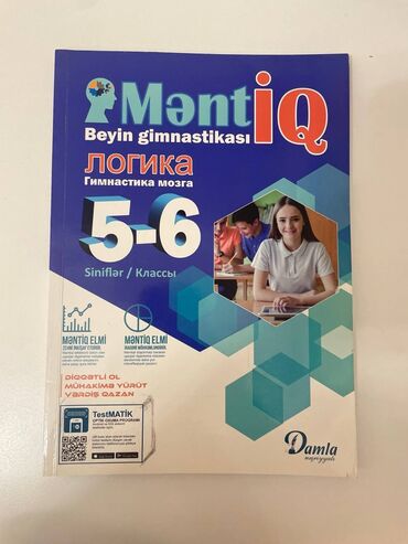 imla 3 sinif: MəntİQ. Beyin gimnastikası. Damla nəşriyyatı. 5-6 siniflər. Логика