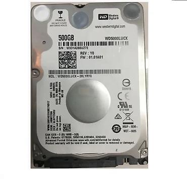 Hard diskovi, eksterni diskovi: Western Digital WD5000LUCX – 2.5" HDD, 500 GB - Kapacitet: 500 GB - — 1