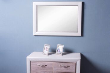 Кровати: Зеркало в раме (Olivia В), коллекции Оливия, Вудлайн Кремовый, Анрэкс