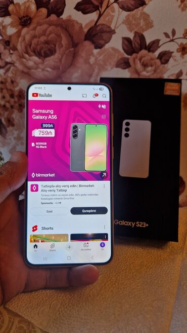 samsun galaxy s8: Samsung Galaxy S23 Plus, 256 GB, rəng - Qara