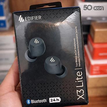 mikro nausnik satilir: Edifier X3 Lite – tam simsiz qulaqlıq - True Wireless in-ear dizayn — 1