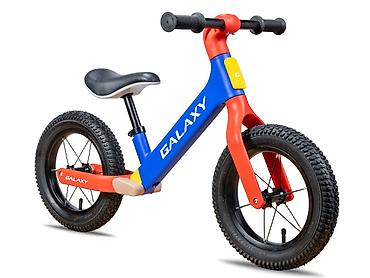 ara obuca: Balance bike 12" GALAXY COOPER plava/crvena BALANS BICIKL BEZ PEDALA — 1