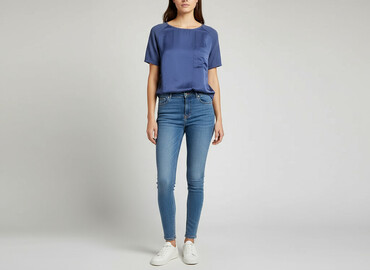 t shirty damskie obcisly: Benetton, Жіноча блуза, розмір M