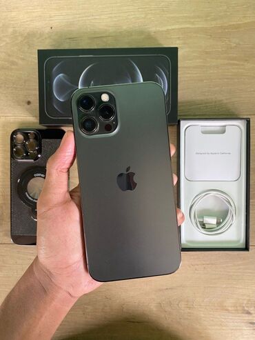TV və video: IPhone 12 Pro Max, 256 GB, Matte Silver, Zəmanət, Simsiz şarj, Face ID