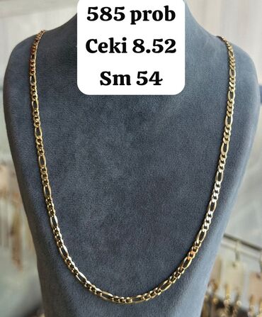 tek qaş: Boyunbağı, Sarı qızıl, 585 Əyar, 8 g