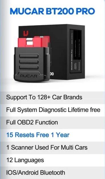 Alati za automobile: MUCAR BT200 Pro Full System OBD2 Auto Dijagnostika 1 godina — 8
